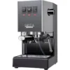 Espresso Machine in Industrial Grey for Home and Commercial Use